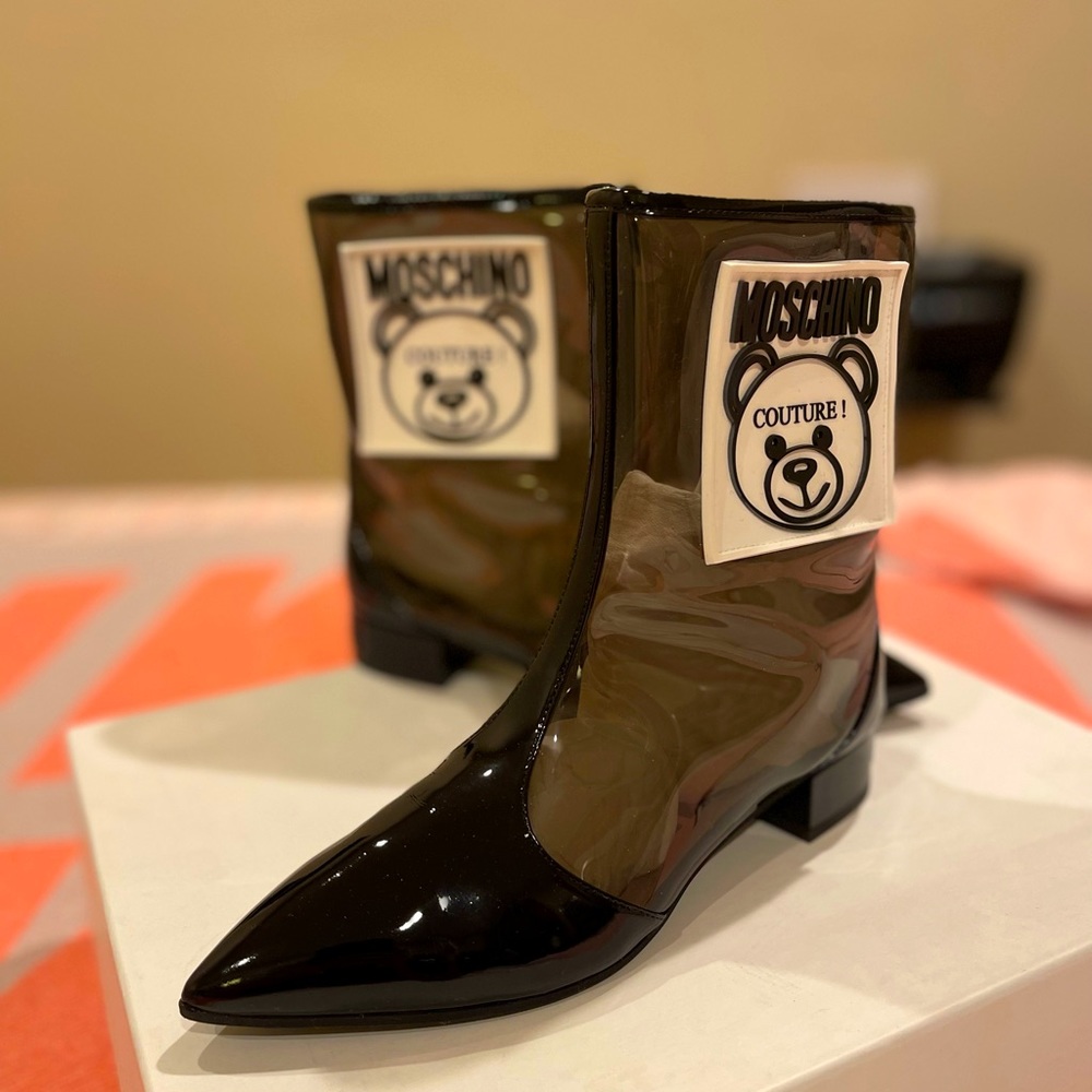 Moschino ankle boots Teddy bear 🧸